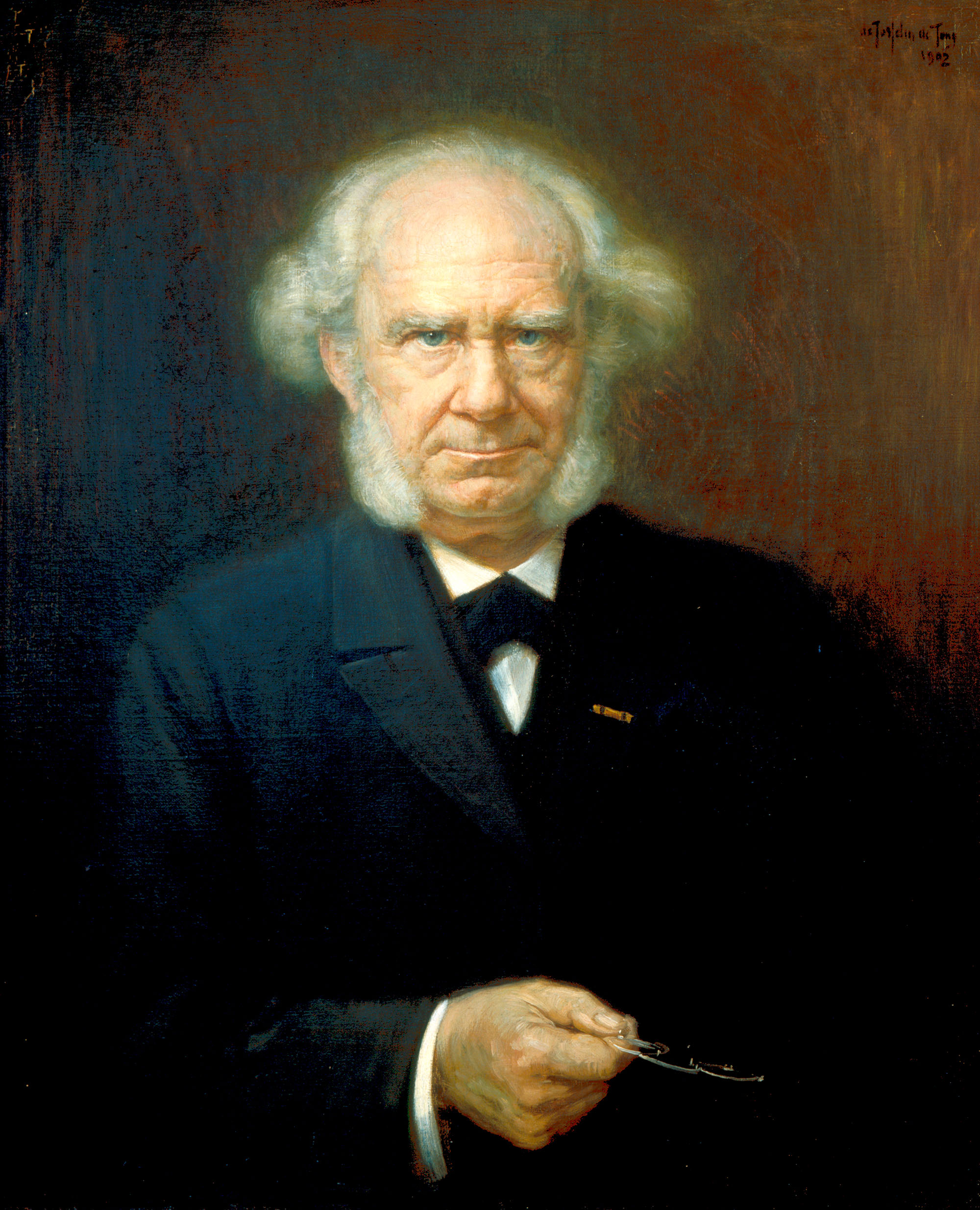 Ян Виллем Гуннинг (1827–1900), картина Питера де Жослена де Йонга, 1902 г.